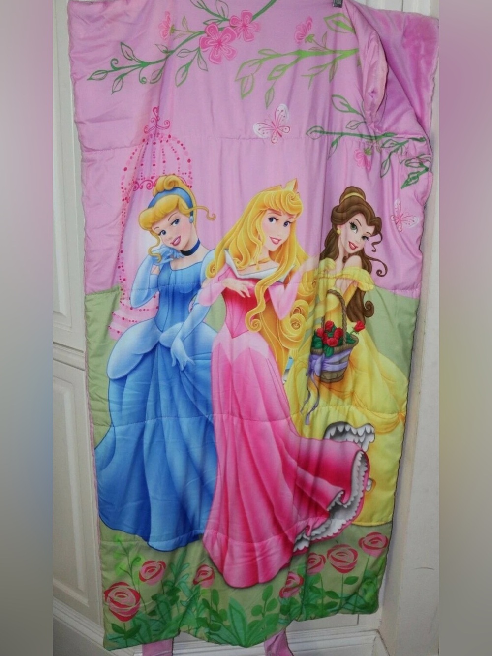 Disney Princess Sleeping Bag and Matching Pillow - Picture 4 of 4